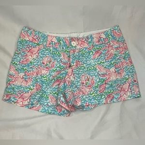 Lilly Pulitzer Womens Callahan Short Size 8 in Lobstah Roll